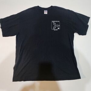 Black "The Complex Rock Tour" Man Group Local Crew T-shirt size XL